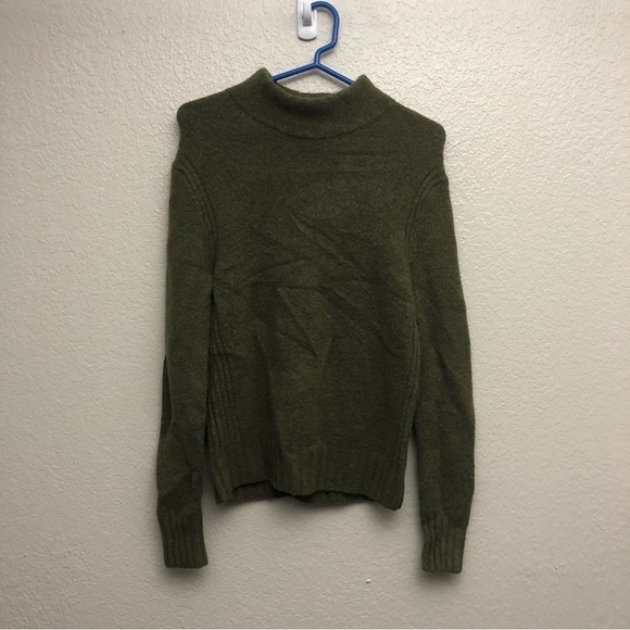 J. Crew Women’s Merino Wool Alpaca blend mock neck Pullover sweater small - Picture 1 of 5